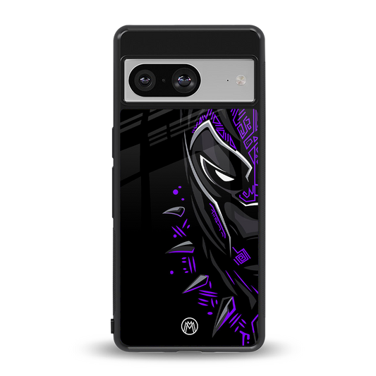 black panther superhero back phone cover | glass case for Google Pixel 8