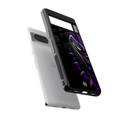 black panther superhero back phone cover | glass case for Google Pixel 8
