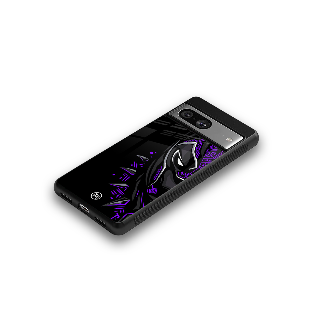 black panther superhero back phone cover | glass case for Google Pixel 8
