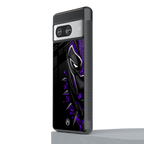 black panther superhero back phone cover | glass case for Google Pixel 8