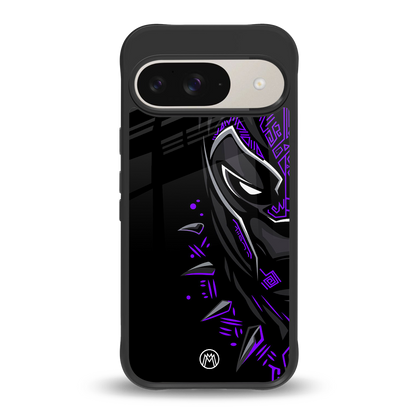 black panther superhero back phone cover | glass case for google pixel 9