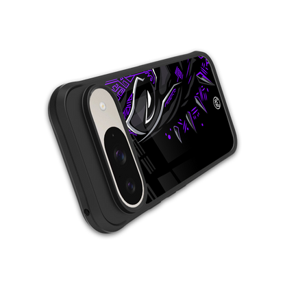 black panther superhero back phone cover | glass case for google pixel 9