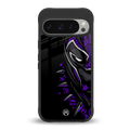 black panther superhero back phone cover | glass case for google pixel 9 pro