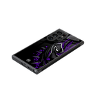 black panther superhero back phone cover | glass case for samsung galaxy s24 ultra