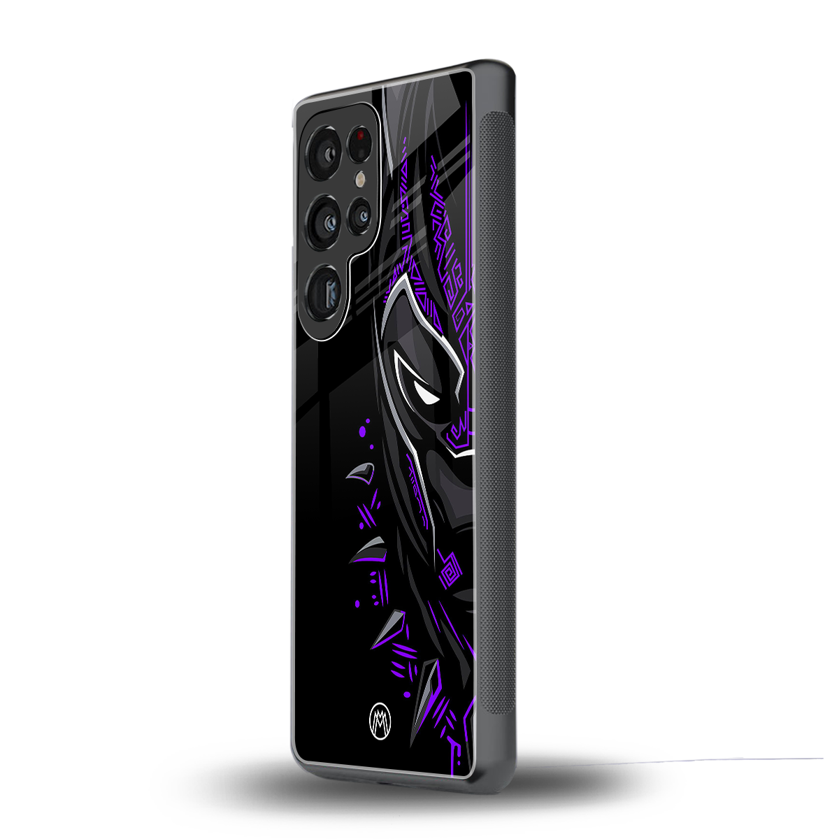 black panther superhero back phone cover | glass case for samsung galaxy s25 ultra