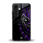black panther superhero back phone cover | glass case for samsung galaxy s25 plus