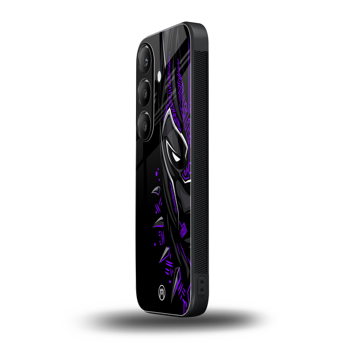 black panther superhero back phone cover | glass case for samsung galaxy s25 plus