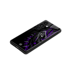 black panther superhero back phone cover | glass case for samsung galaxy s23 plus