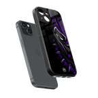 black panther superhero back phone cover | glass case for iphone 15