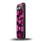 black pink aesthetic collage back phone cover | glass case for oneplus nord 4