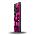 black pink aesthetic collage back phone cover | glass case for oneplus nord ce 4