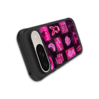 black pink aesthetic collage back phone cover | glass case for google pixel 9