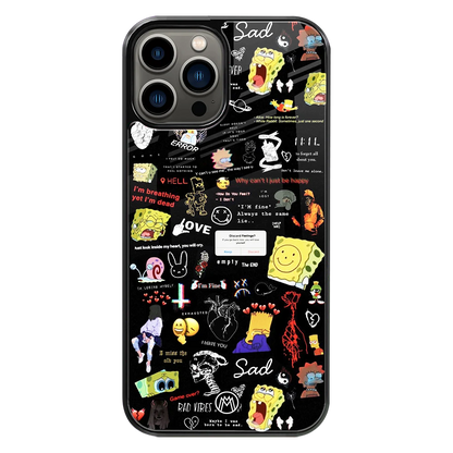 Premium Glass Back Mobile Phone Cover for iPhone, Samsung, OnePlus, Google Pixel, Redmi, Oppo, Vivo & Realme