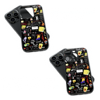 Trendy Glass Back Mobile Case for iPhone, Samsung, Redmi, OnePlus, Google Pixel, Motorola