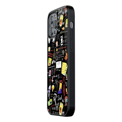 Slim Glass Back Phone Case for Multiple Brands – iPhone, Samsung, Redmi, OnePlus, Oppo, Vivo