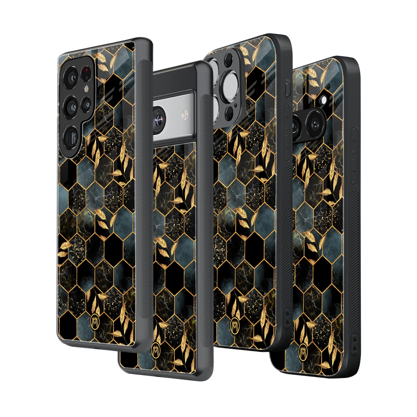 Stylish Glass Back Case for All Smartphones – iPhone, Samsung, OnePlus, Pixel, Redmi, Oppo, Vivo, Motorola