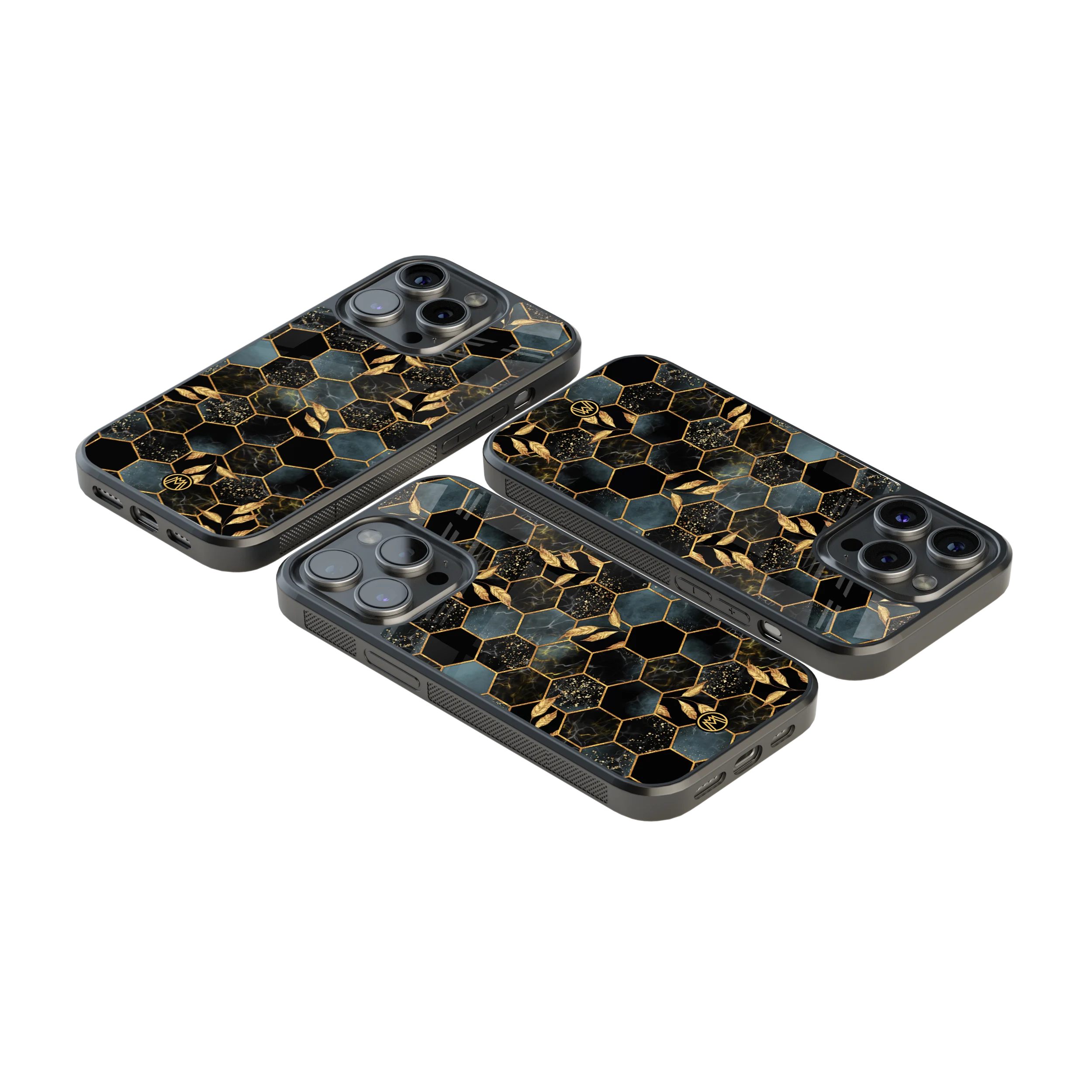 Luxury Glass Back Mobile Cover for iPhone, Samsung Galaxy, OnePlus, Pixel, Redmi & More