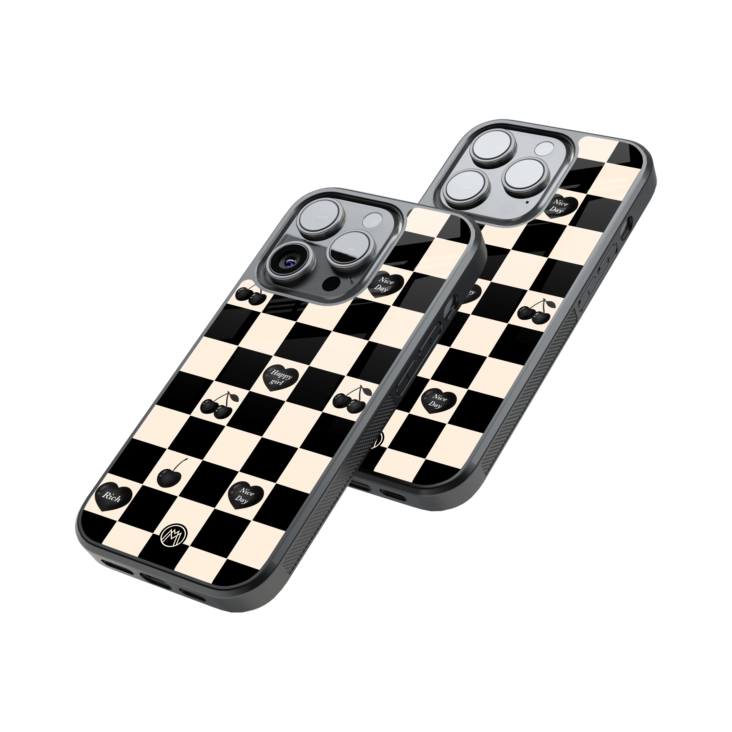 Protective Glass Back Phone Case Compatible with iPhone, Samsung, OnePlus, Pixel & More