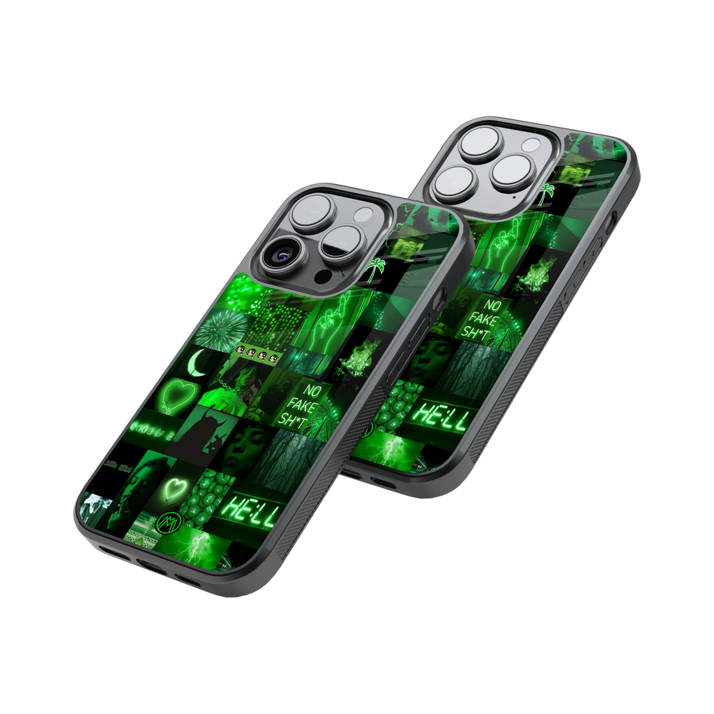 Protective Glass Back Phone Case Compatible with iPhone, Samsung, OnePlus, Pixel & More