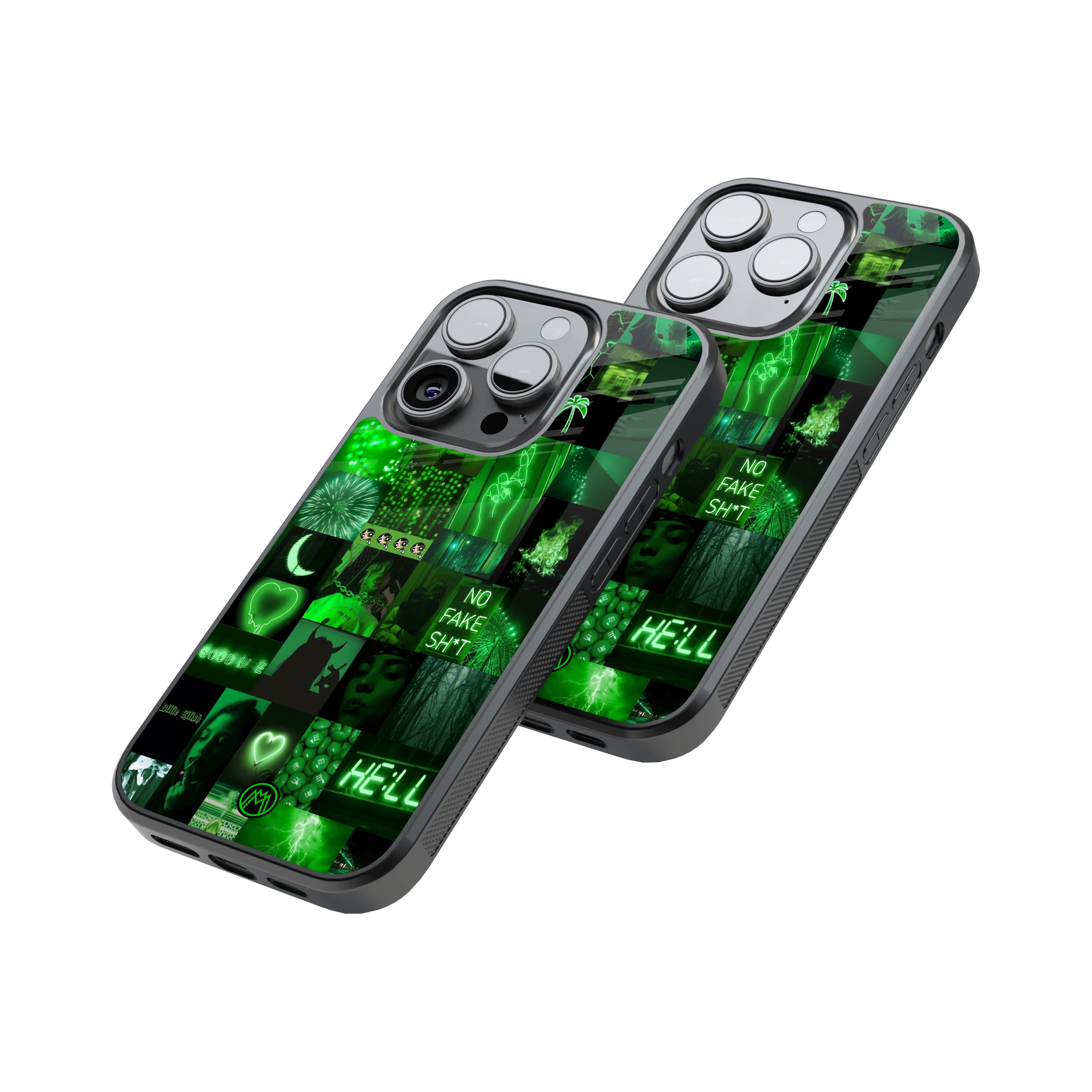 Protective Glass Back Phone Case Compatible with iPhone, Samsung, OnePlus, Pixel & More