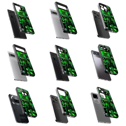 Durable Glass Back Mobile Case for iPhone, Samsung, OnePlus, Google Pixel, Redmi, Vivo, Oppo