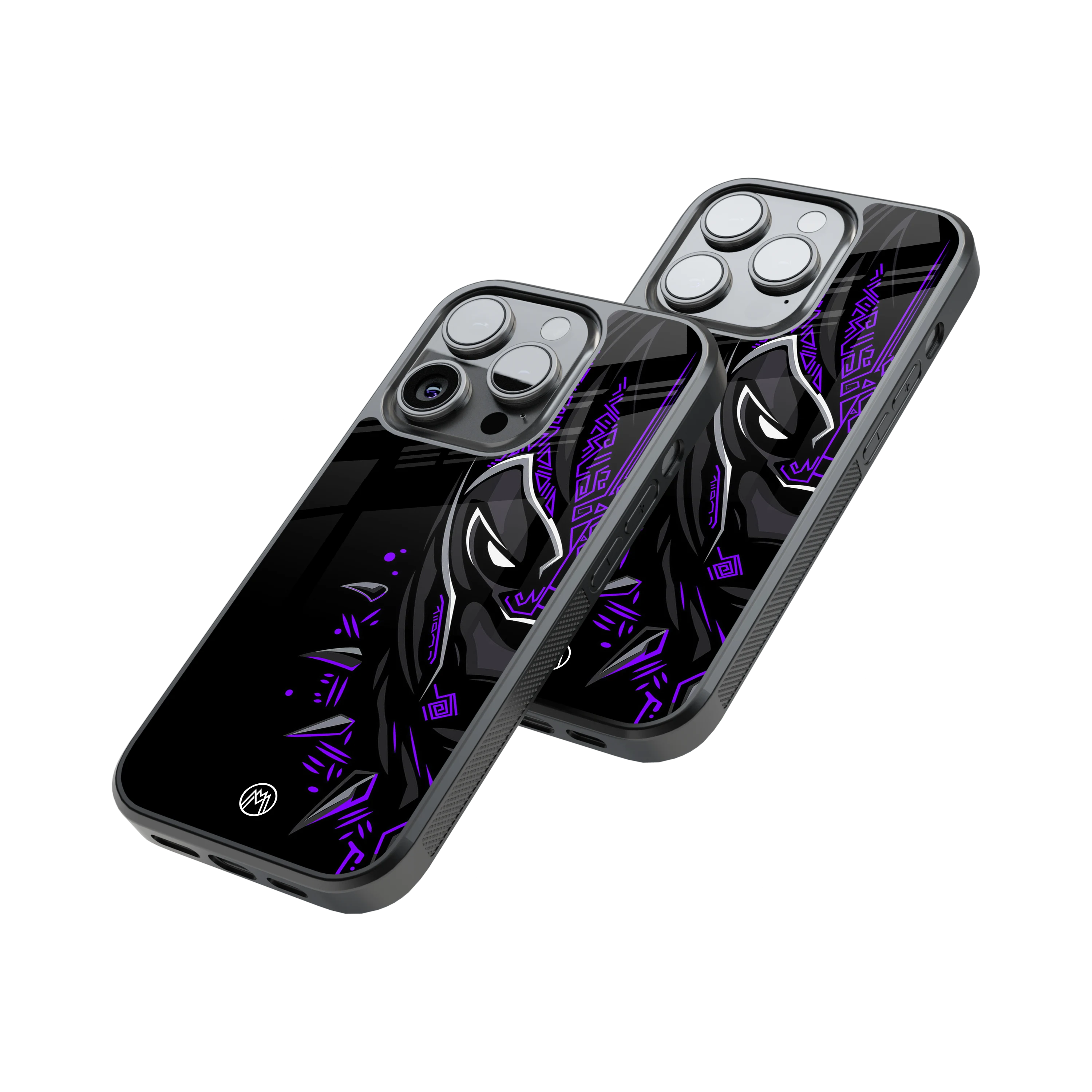 Protective Glass Back Phone Case Compatible with iPhone, Samsung, OnePlus, Pixel & More