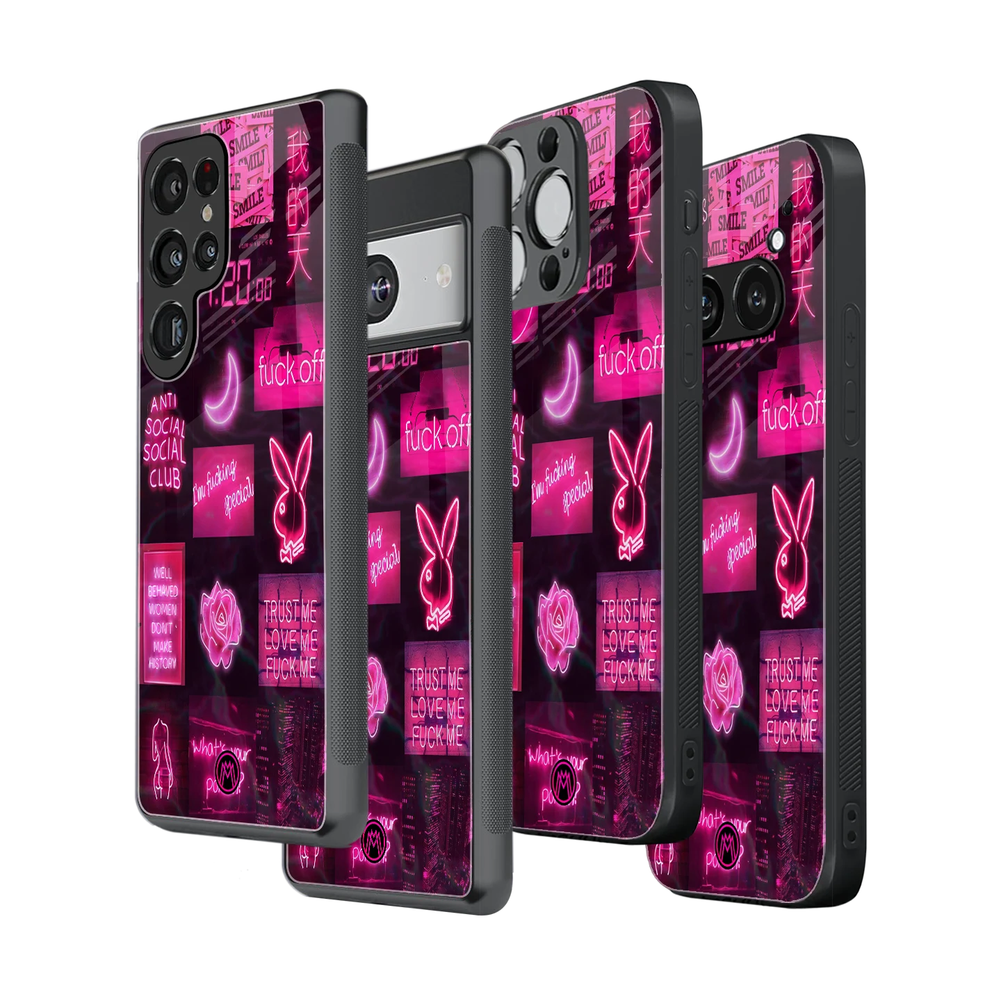 Stylish Glass Back Case for All Smartphones – iPhone, Samsung, OnePlus, Pixel, Redmi, Oppo, Vivo, Motorola