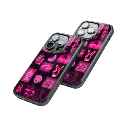 Protective Glass Back Phone Case Compatible with iPhone, Samsung, OnePlus, Pixel & More