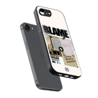 blame back phone cover | glass case for iphone 16e