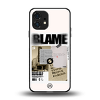 blame back phone cover | glass case for nothing phone 1