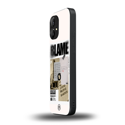 blame back phone cover | glass case for nothing phone 1