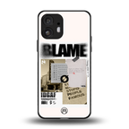 blame back phone cover | glass case for nothing phone 2
