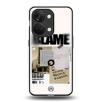 blame back phone cover | glass case for oneplus nord 3