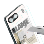 blame back phone cover | glass case for oneplus nord 4