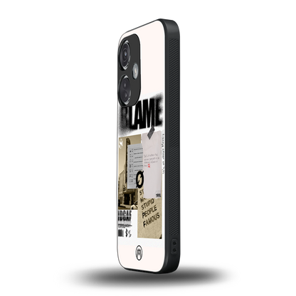 blame back phone cover | glass case for oneplus nord ce 3