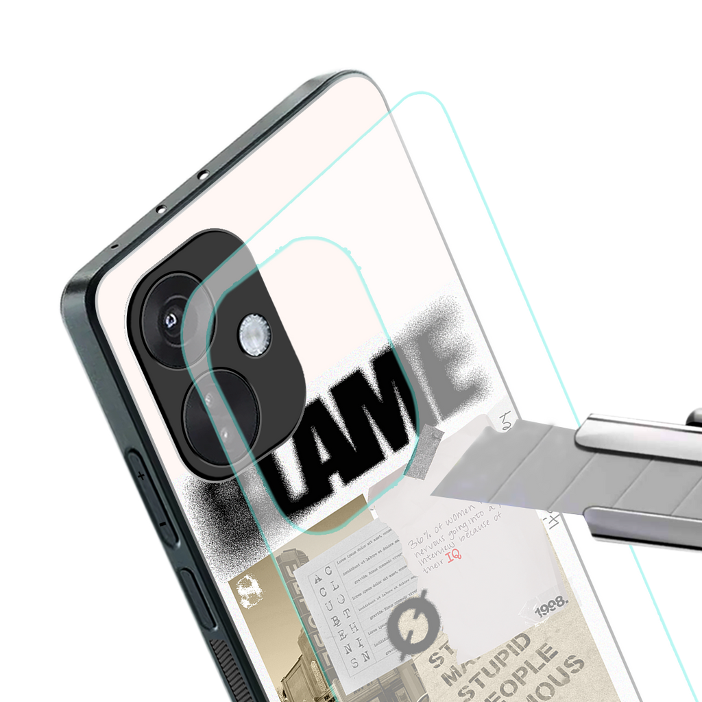 blame back phone cover | glass case for oneplus nord ce 3