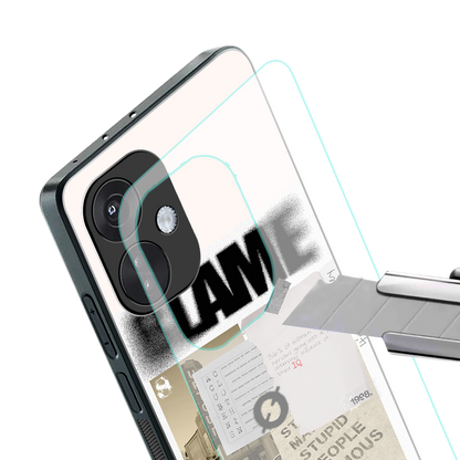 blame back phone cover | glass case for oneplus nord ce 3