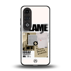 blame back phone cover | glass case for oneplus nord ce 4