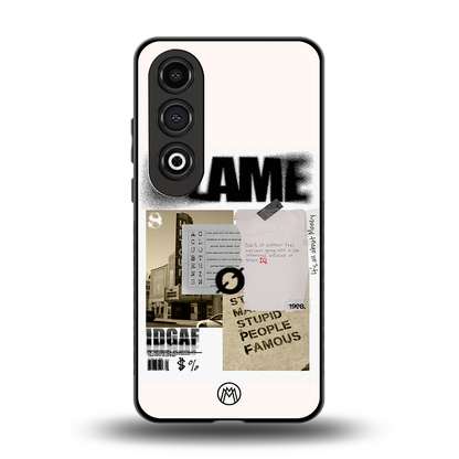 blame back phone cover | glass case for oneplus nord ce 4