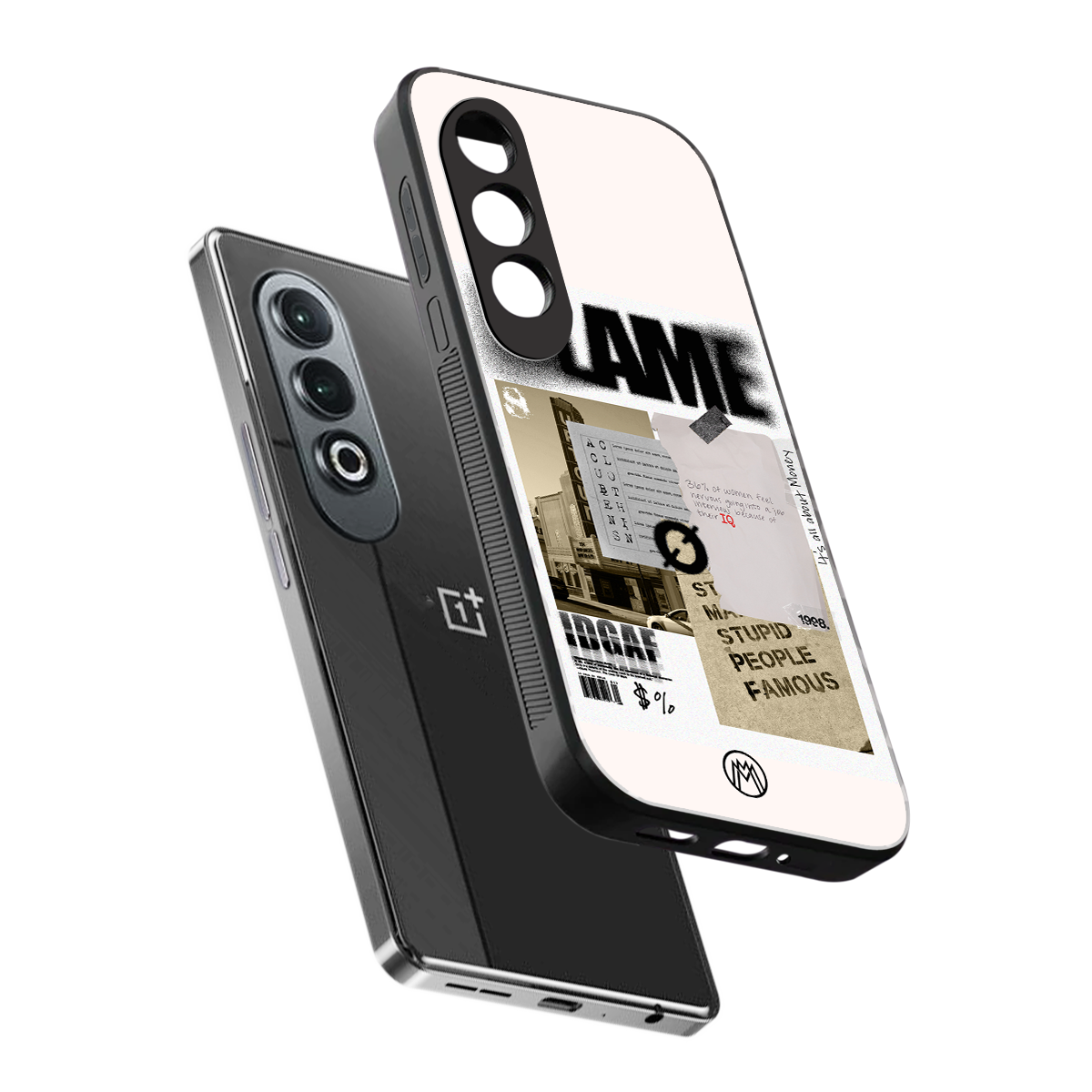 blame back phone cover | glass case for oneplus nord ce 4