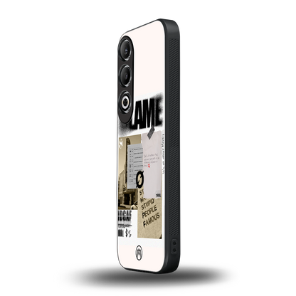 blame back phone cover | glass case for oneplus nord ce 4