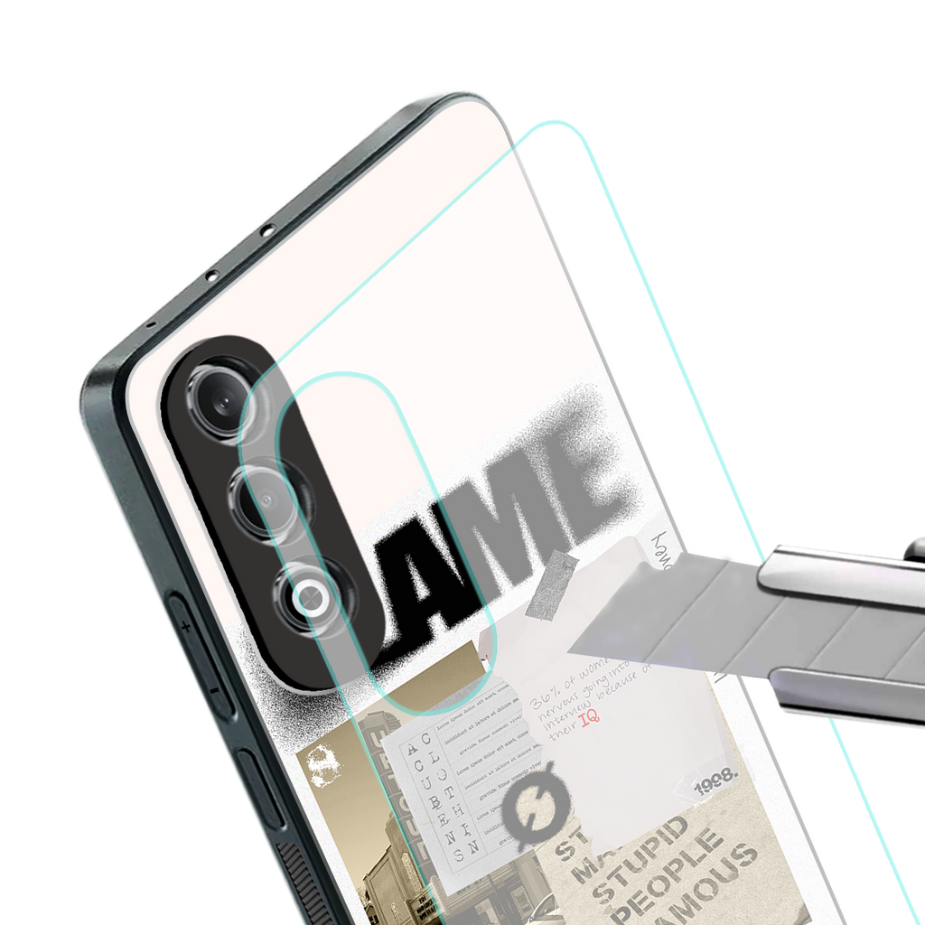 blame back phone cover | glass case for oneplus nord ce 4