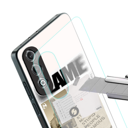 blame back phone cover | glass case for oneplus nord ce 4