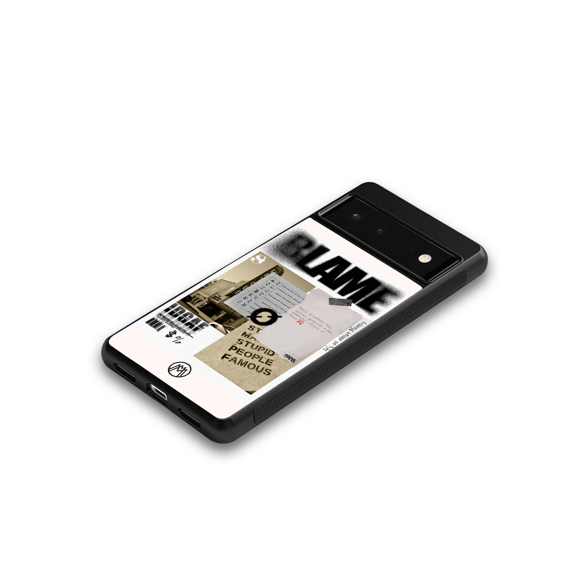 blame back phone cover | glass case for Google Pixel 6A