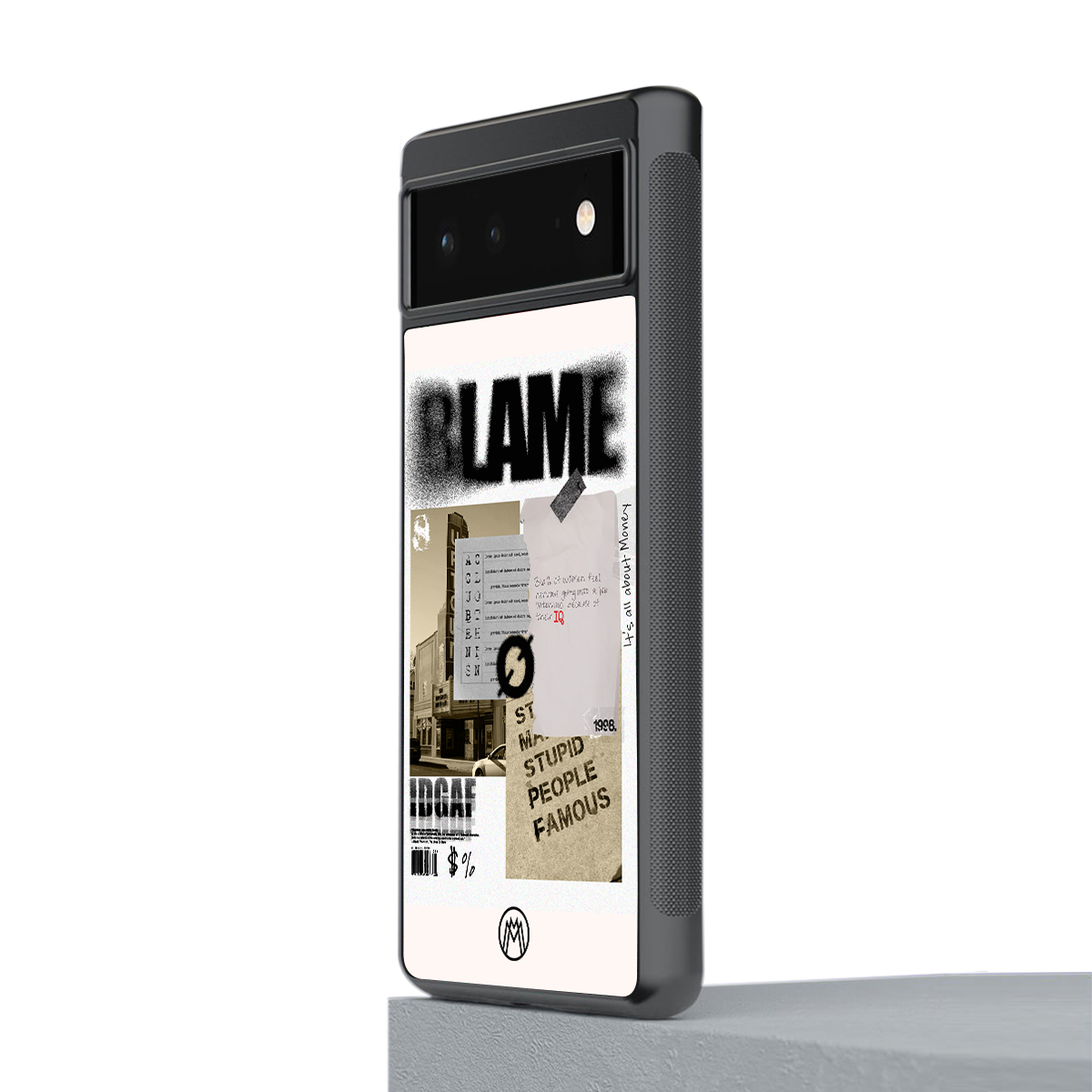 blame back phone cover | glass case for google pixel 6