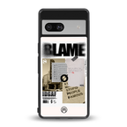 blame back phone cover | glass case for Google Pixel 7