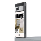 blame back phone cover | glass case for Google Pixel 7
