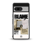 blame back phone cover | glass case for Google Pixel 8