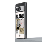 blame back phone cover | glass case for Google Pixel 8
