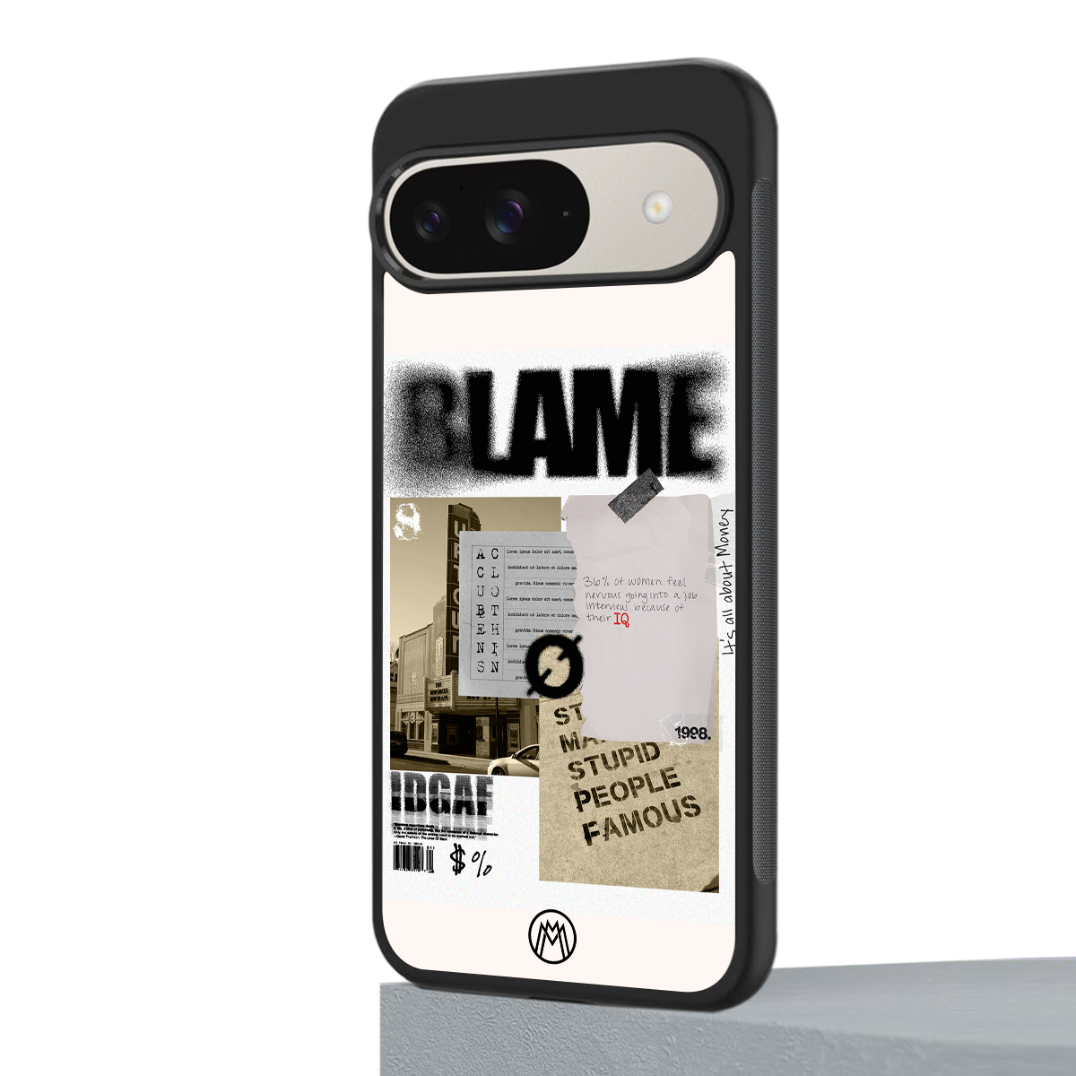 blame back phone cover | glass case for google pixel 9